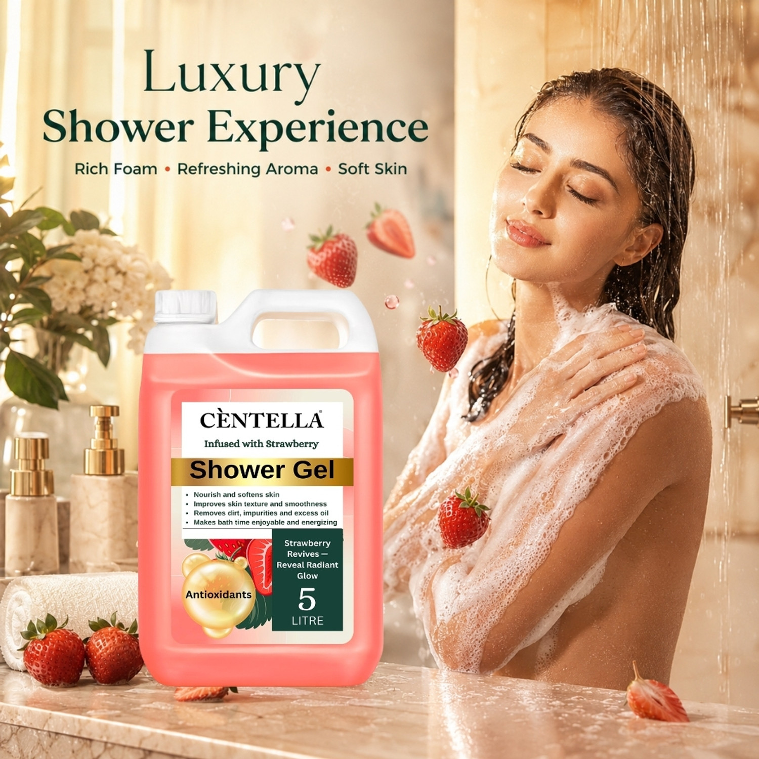 Image of CENTELLA Body Wash | Body Wash 5 Litre | Body Wash Refill Pack | Tan Removal Body Wash |