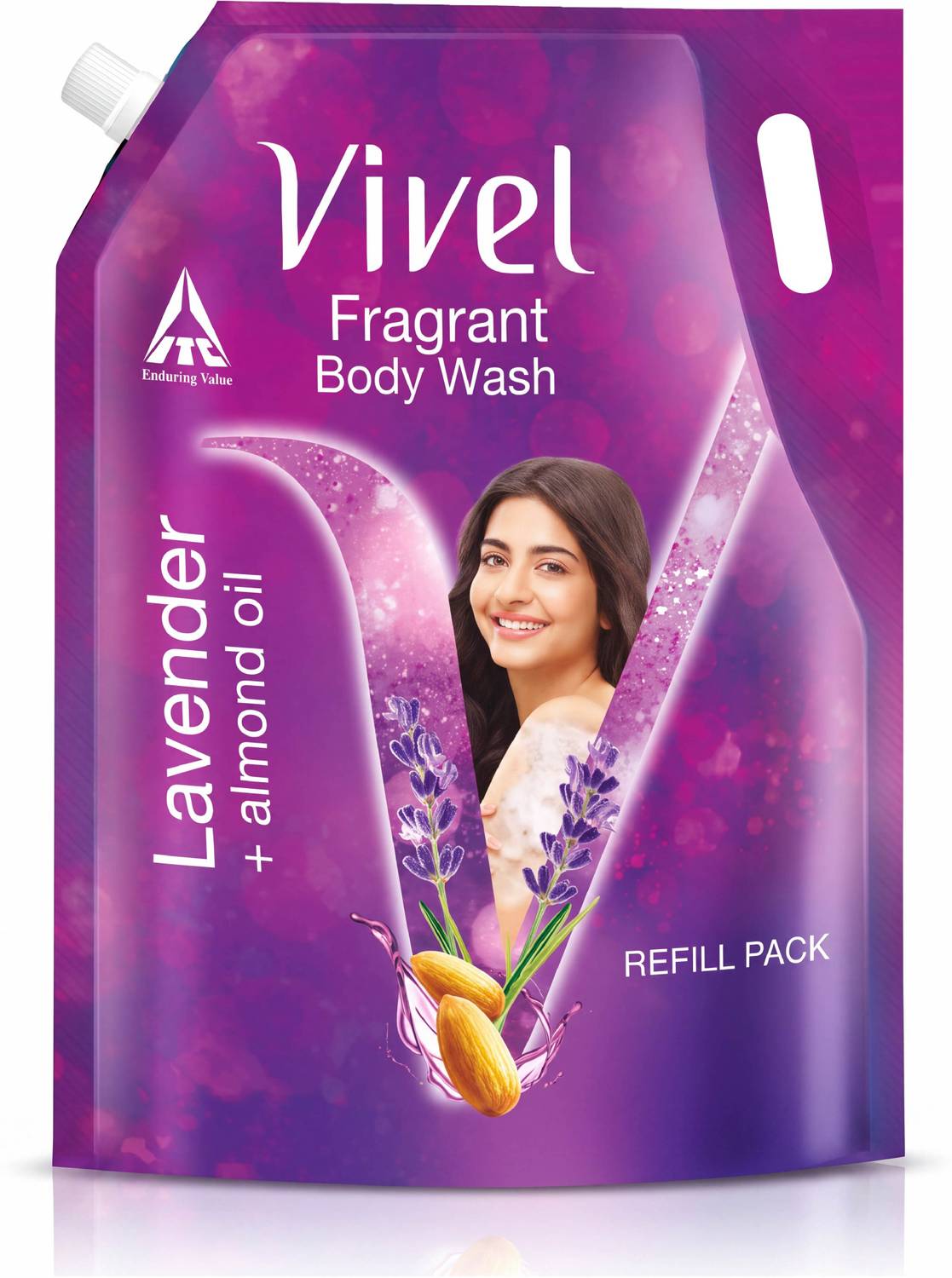 Vivel Lavender & Almond Oil Fragrant Body Wash