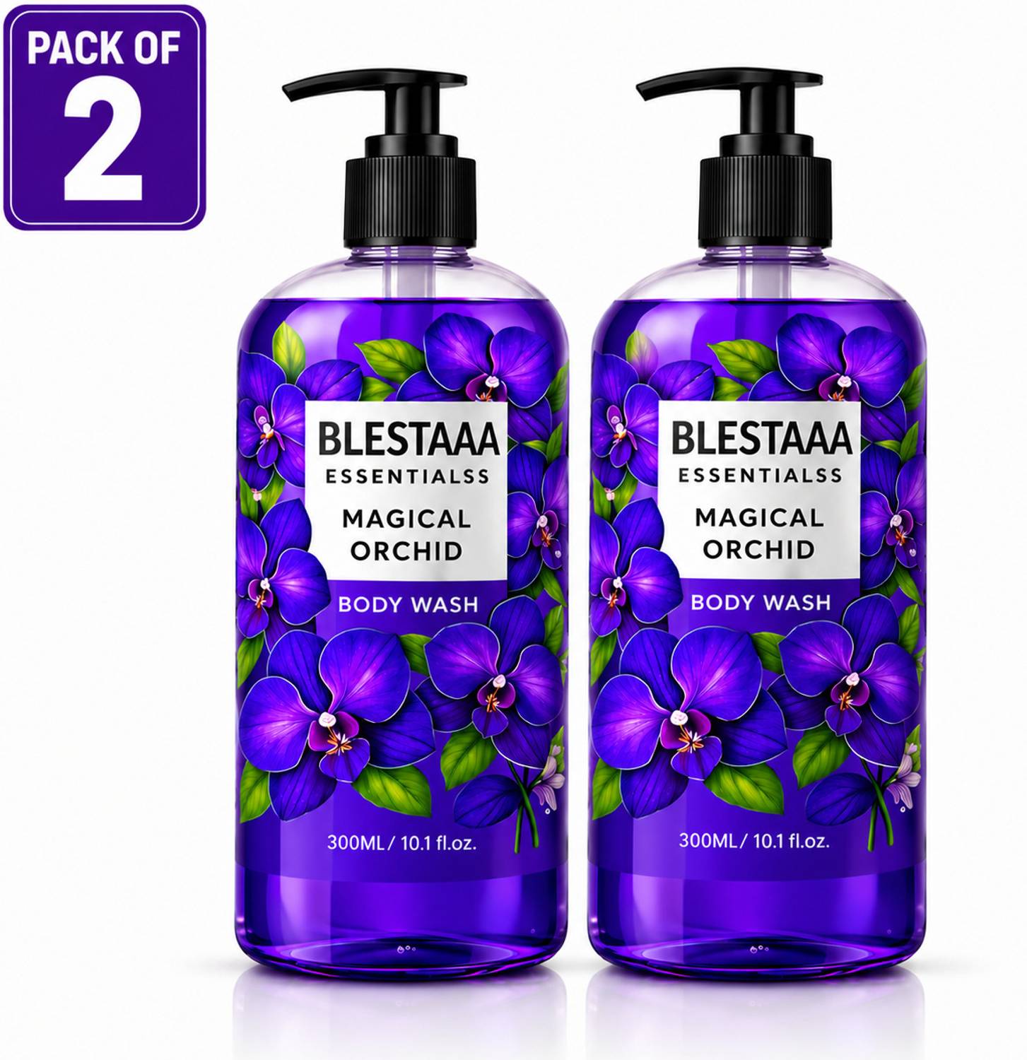 blestaaa essentialss Orchid Body Wash – Deep Cleanse & Soft Skin