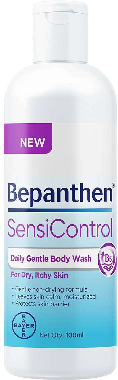 Bepanthen SensiControl Daily Gentle Body Wash,Worlds No.1 Skincare Brand, Dry & Itchy Skin