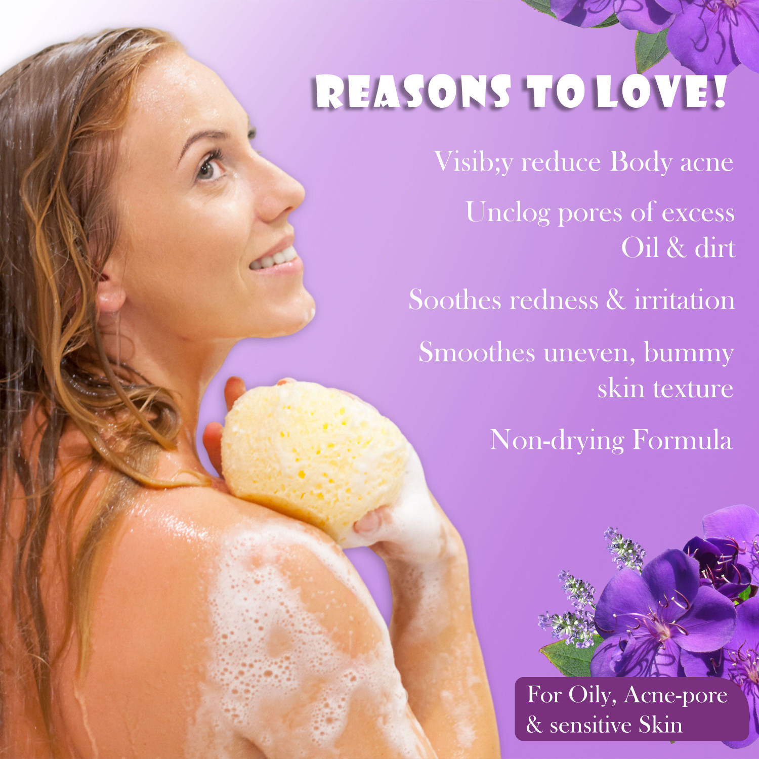 Image of Pink Root 1% Salicylic Acid & 2% Kojic Acid Shower Gel /Body Wash 300ml & Face wash 100ml