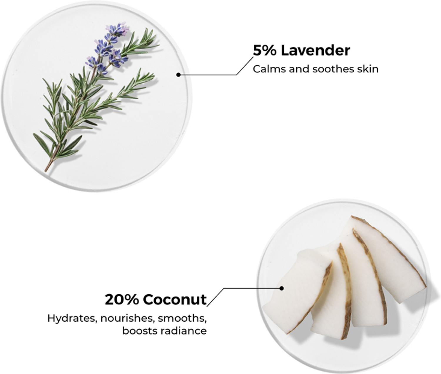 Image of BRILLARE Mini Lavender & Coconut Body Wash for Nourished and Soothed Skin