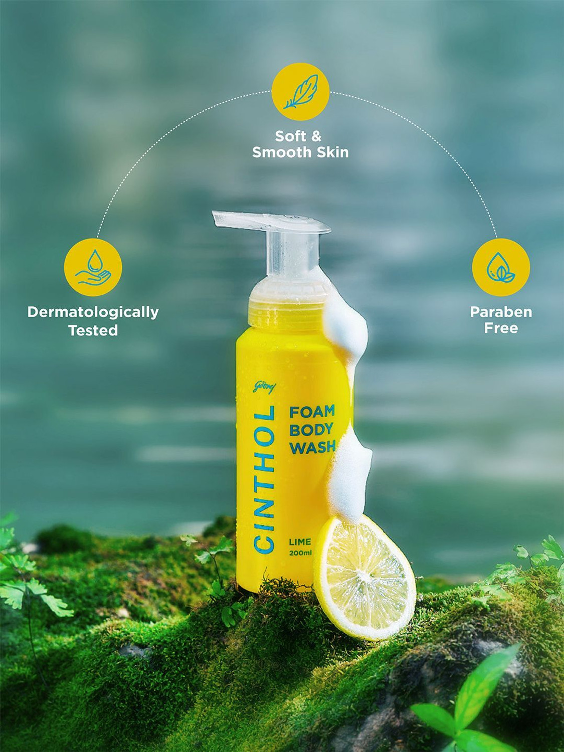 Image of CINTHOL Lime Foam Body Wash