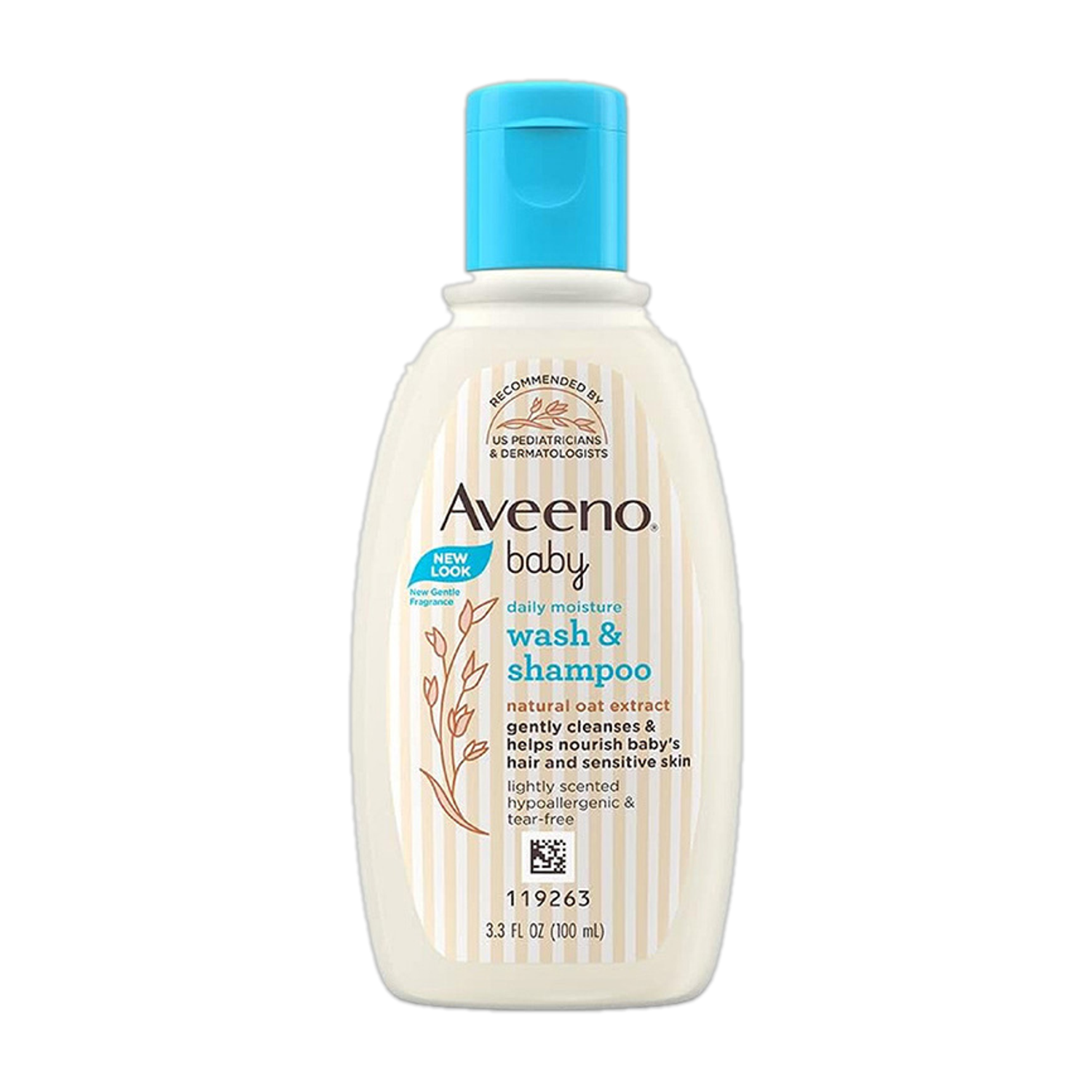 Aveeno Baby Daily Moisture Wash & Shampoo| Natural Oats Extract for delicate Skin