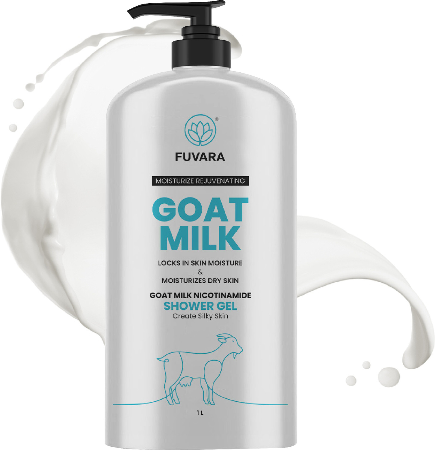 Image of FUVARA Milk Whitening Morning Tonic Brightening Body Wash 1li pack 1