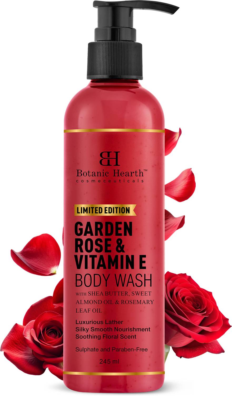 Botanic Hearth Garden Rose & Vitamin E Body wash