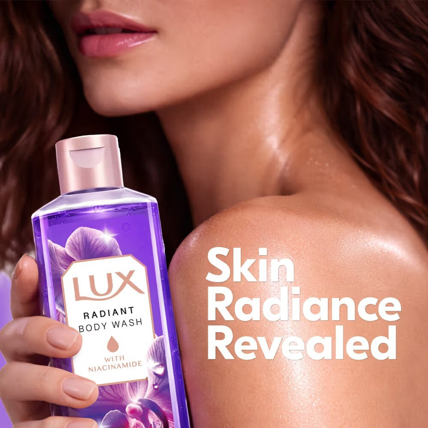 Image of LUX Magical Orchid Body Wash | Black Orchid & Juniper Scent | 12H Fragrance Bodywash
