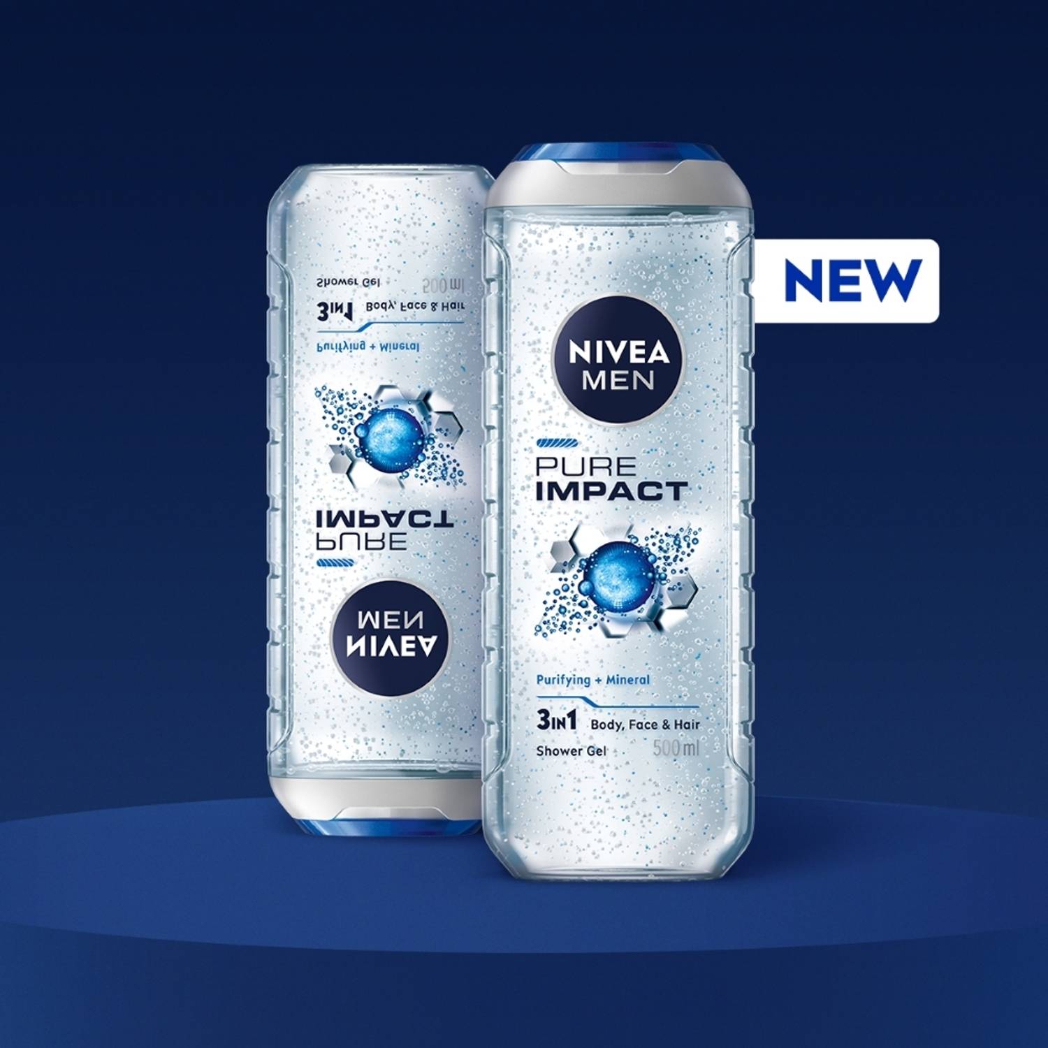Nivea Men Pure Impact Purifying Micro Body Wash 500 ml - Image 4
