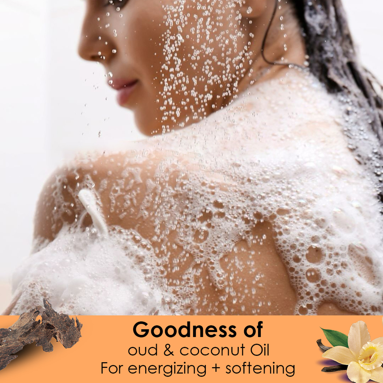 Image of Free Skin Exotic Oud Shower Gel | Luxurious Body Wash with Rich Oud Essence & Deep Cleanse