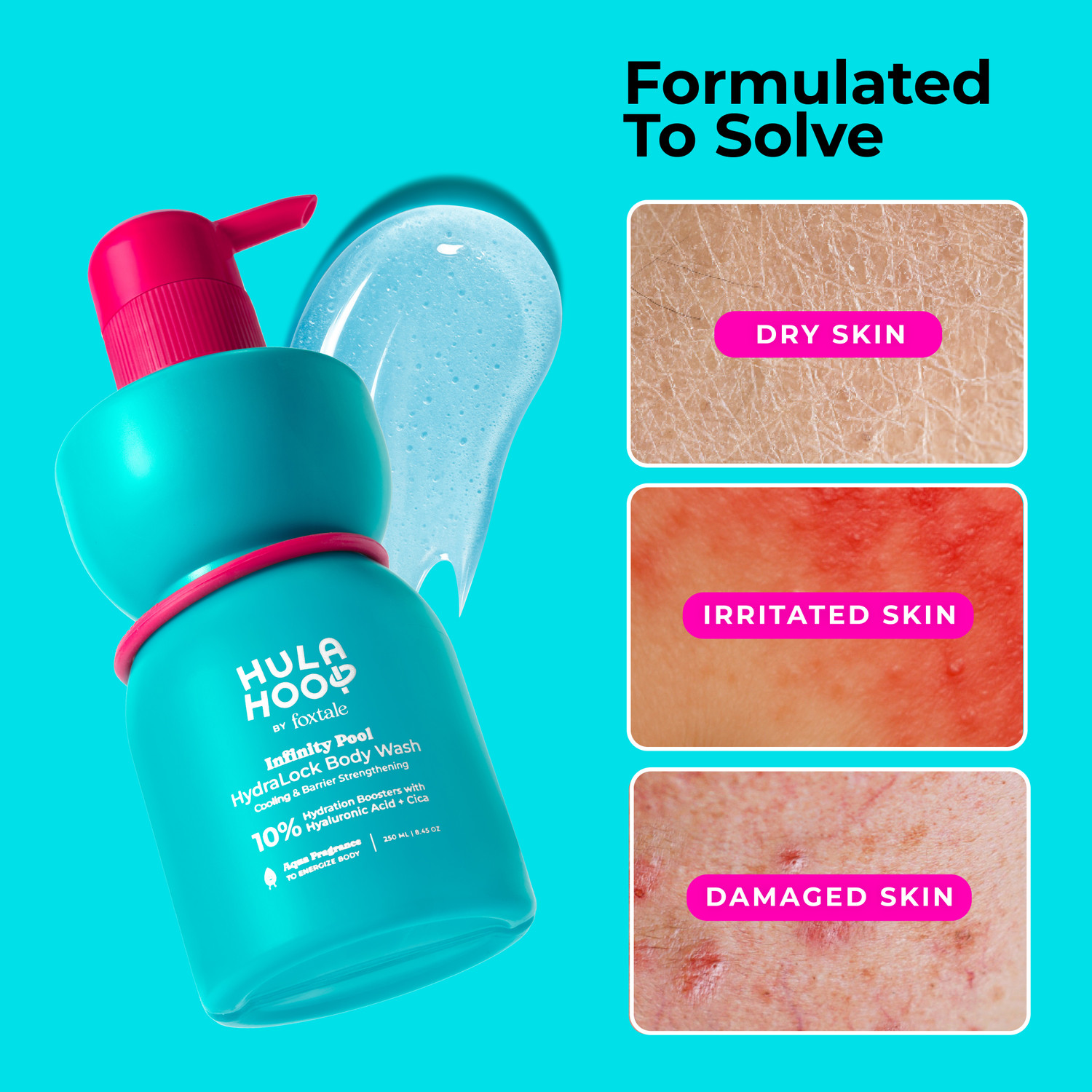Image of Foxtale Hydrating Body Wash for Dry Skin, Repairs Barrier, Hydrates & Moisturized Skin
