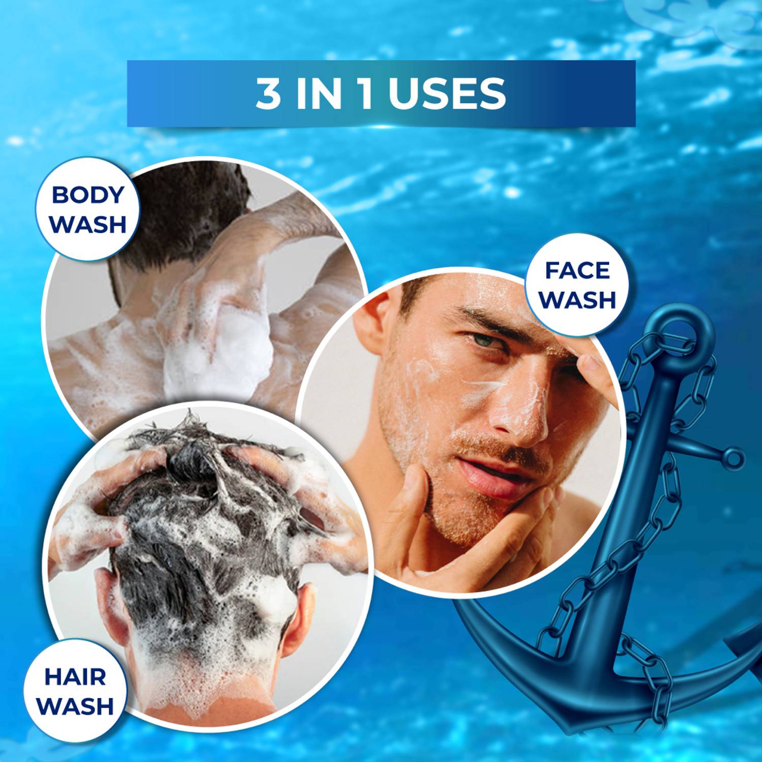 MUUCHSTAC Ocean 3 in 1 Body Wash for Men - Image 3