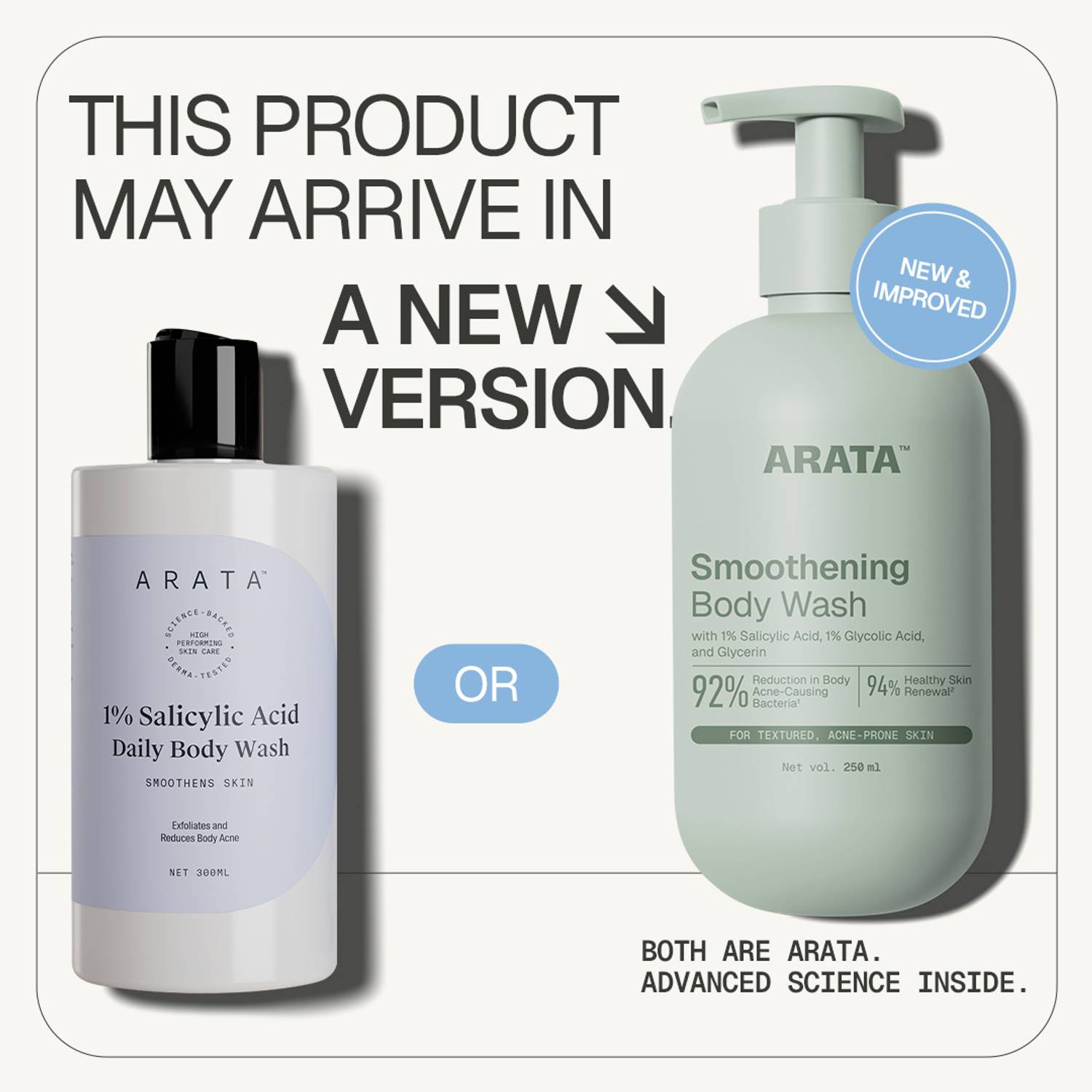 ARATA 1% Salicylic Acid Daily Body Wash 250 ml - Image 2