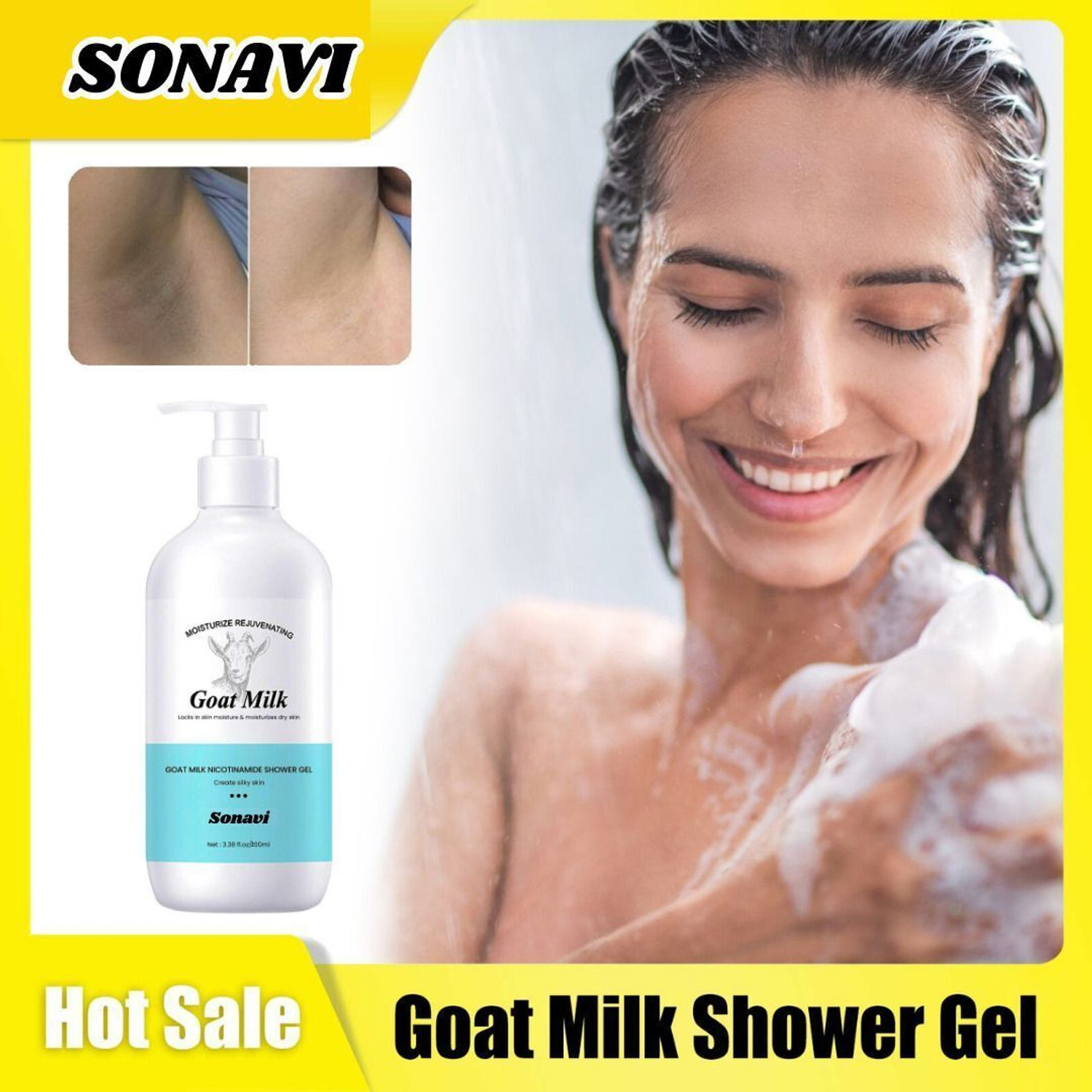 Image of Sonavi Nourish and Refresh with our Luxurious Body Wash for Spa Experience at Home