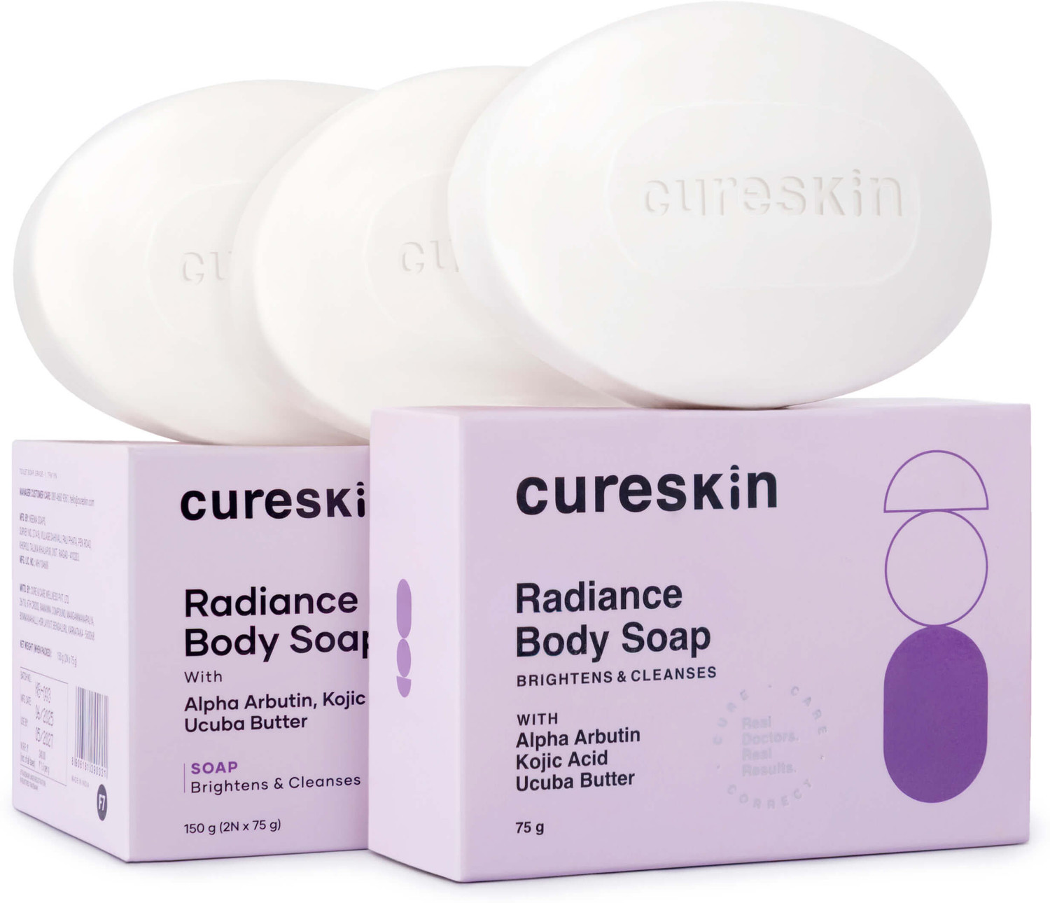 Image of cureskin Radiance Body Soap | For Pigmentation & Sun Damage | Kojic Soap for Men & Women