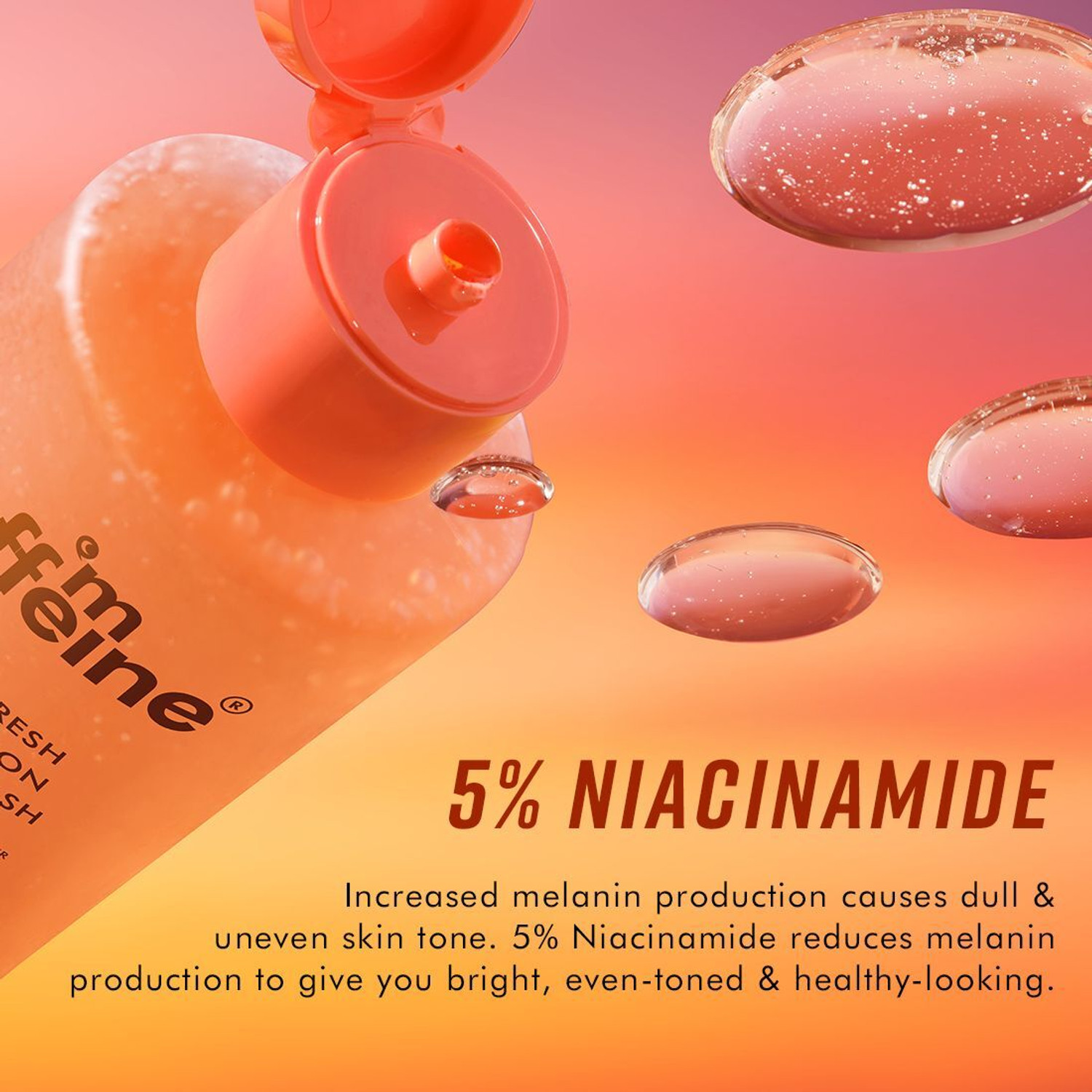 Image of mCaffeine 3-in-1 Perfume Body Wash - Odour Control, Musky Fresh, Bright Skin