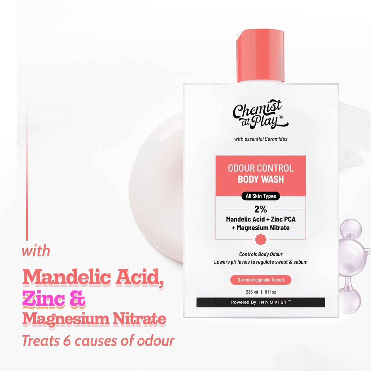 Chemist at Play Odour Control Body Wash 236ml - Image 1