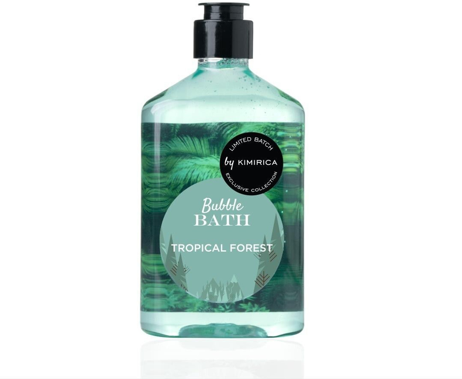 Image of KIMIRICA Soothing Tropical Forest Bubble Bath with Pro-Vitamin B5 & E, Vegan Paraben Free