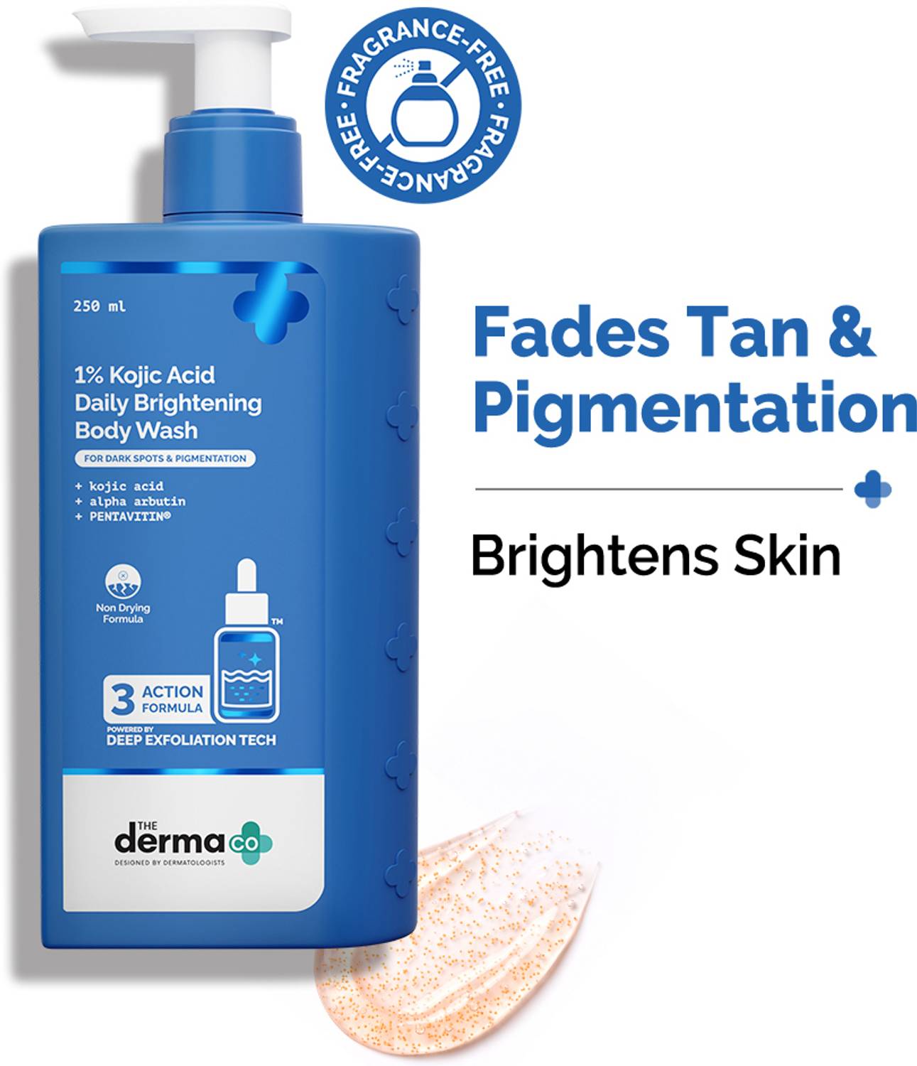 The Derma Co 1% Kojic Acid Body Wash 250ml - Image 2