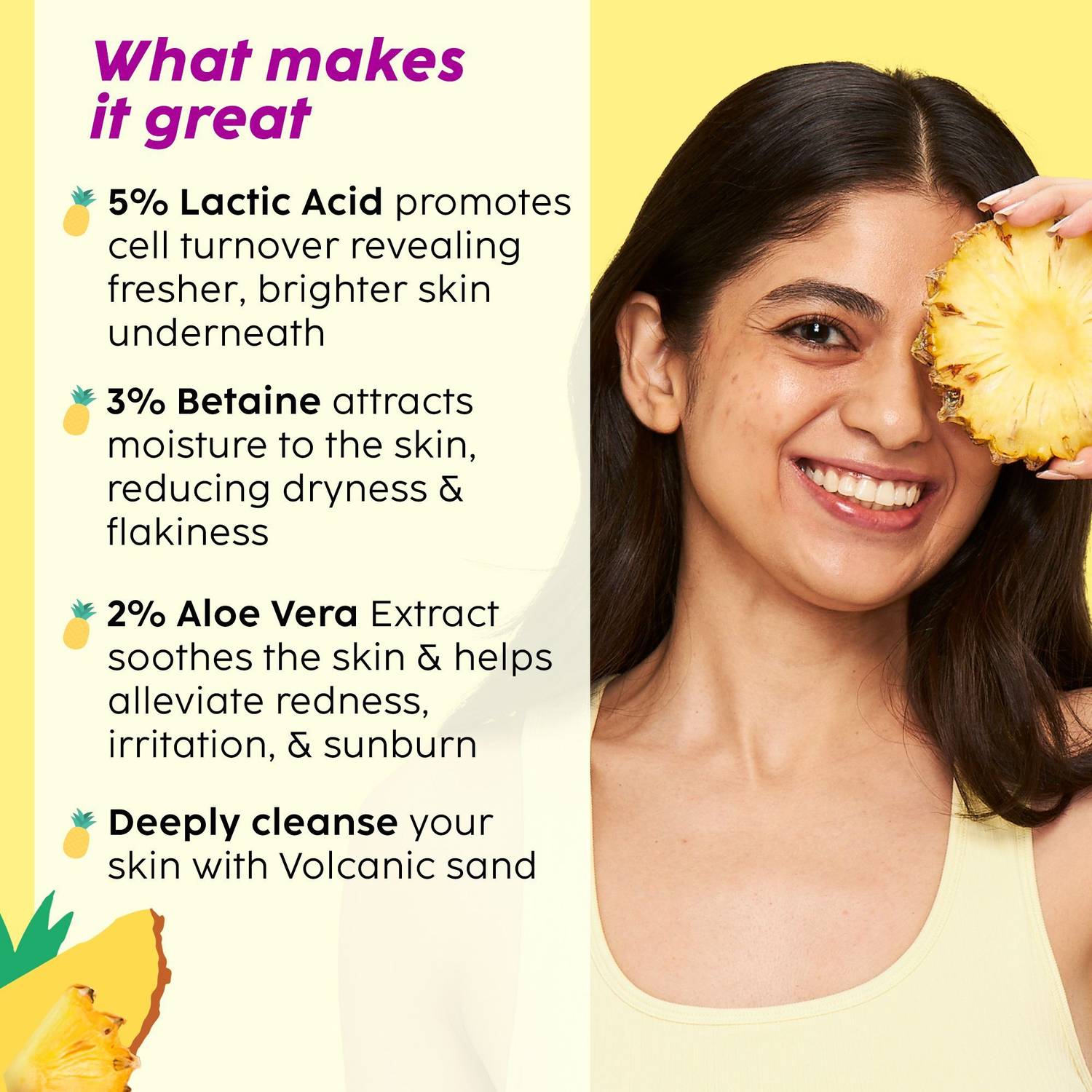 The Plant Fix Plix Pineapple Lactic Acid Body Wash - Image 4