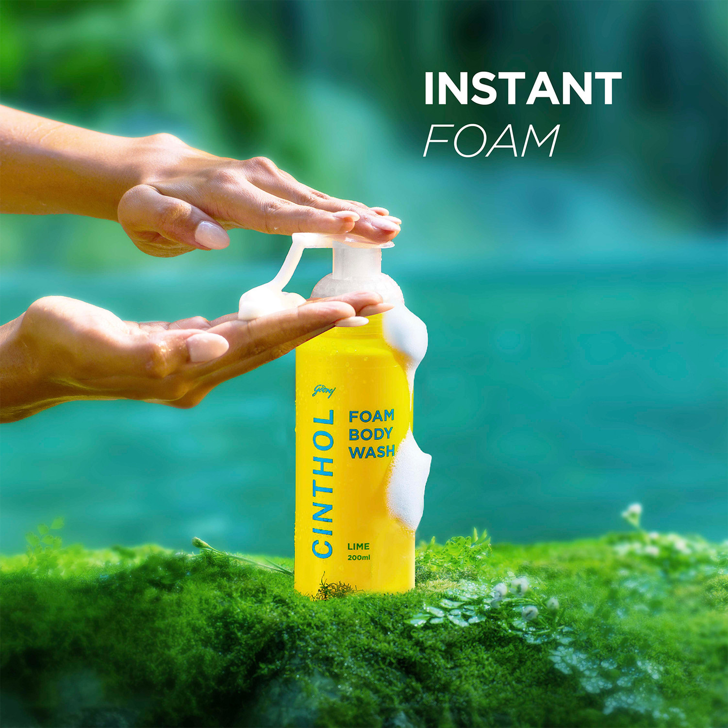 Image of CINTHOL Lime Foam Body Wash (3 x 200 ml)