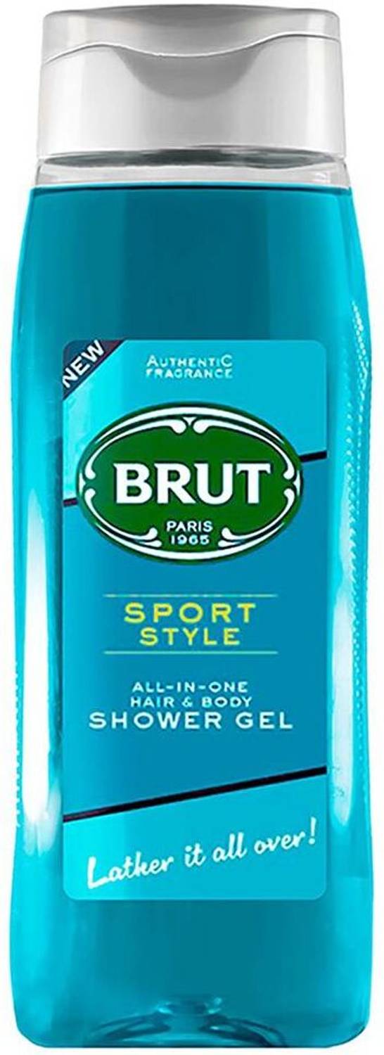 BRUT Sport Style All-In-One Body Wash for Men | Invigorating Fragrance 500ml