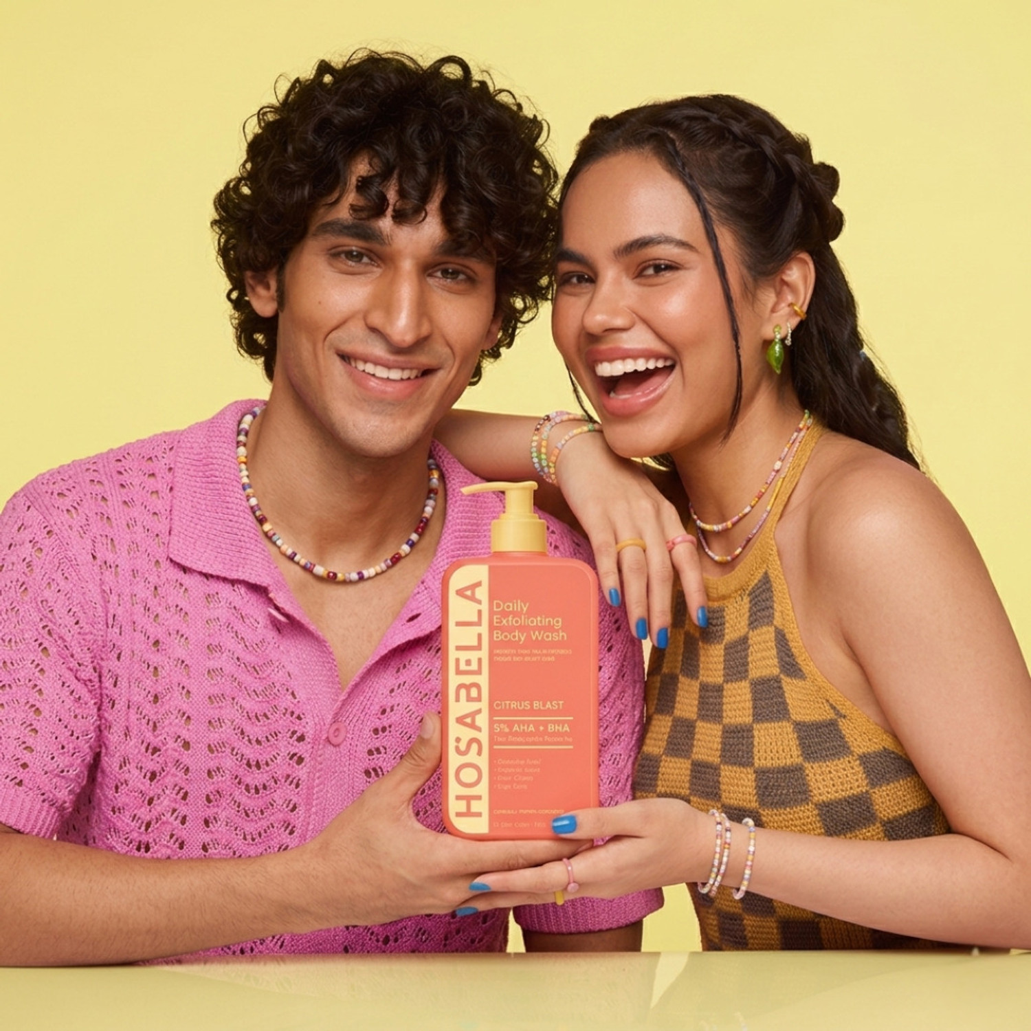 Image of HOSABELLA Citrus Blast Body Wash | Salicylic acid, 5% AHA + BHA Detan Formula