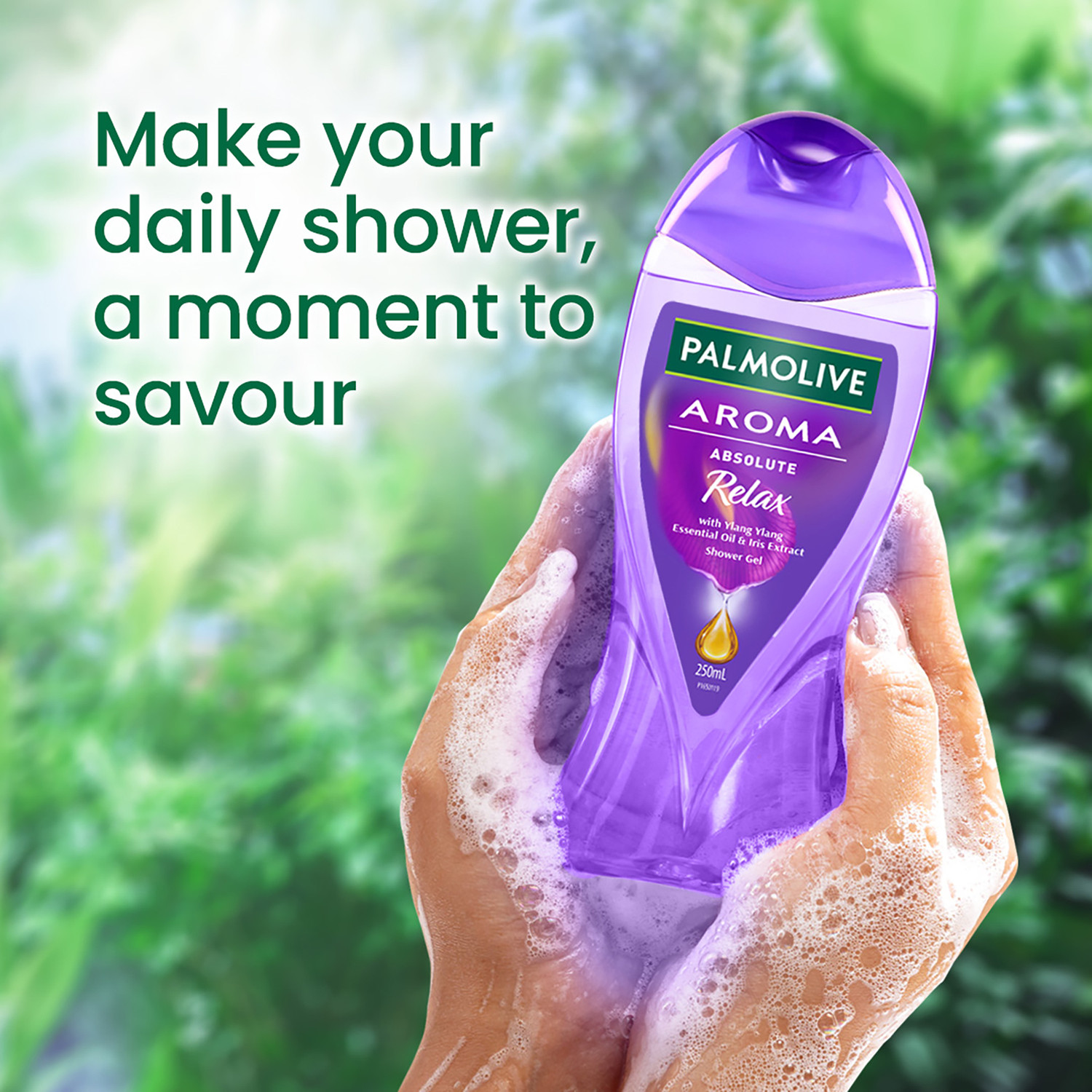 Image of PALMOLIVE Iris & Ylang Ylang Essential Oil Aroma Absolute Relax Body Wash Combo