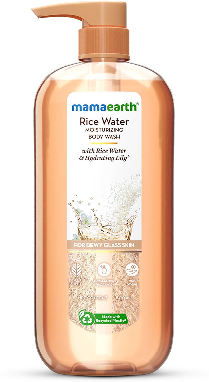 Mamaearth Rice Water Moisturizing Body Wash 275ml