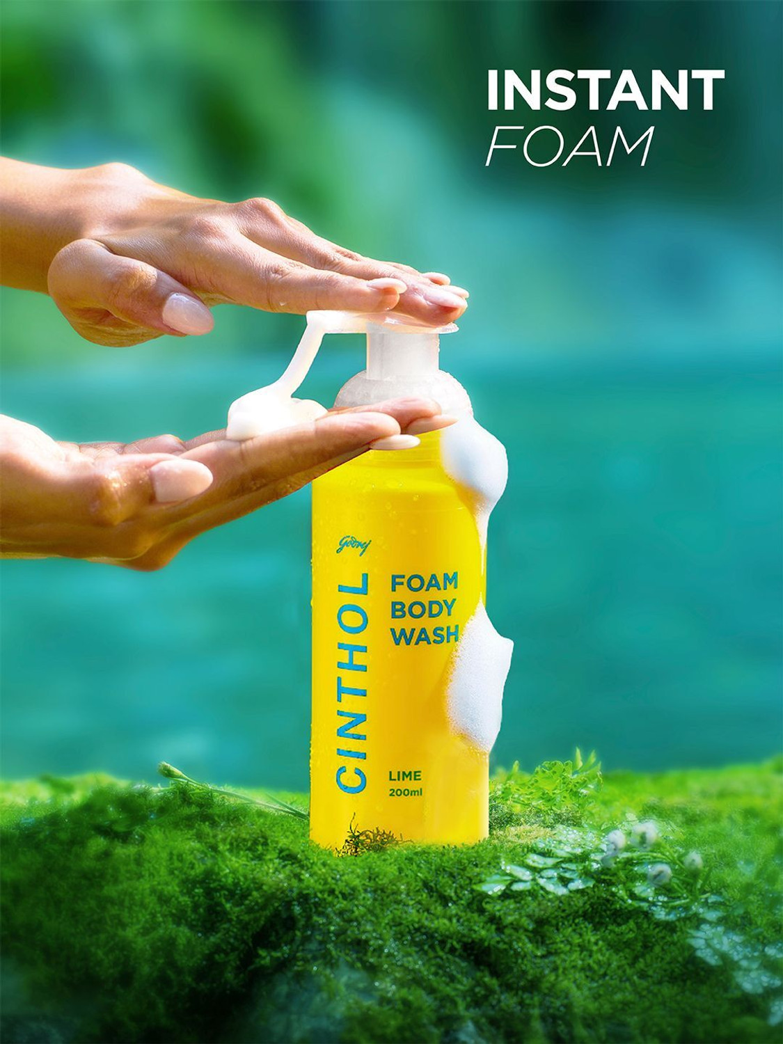 Image of CINTHOL Lime Foam Body Wash
