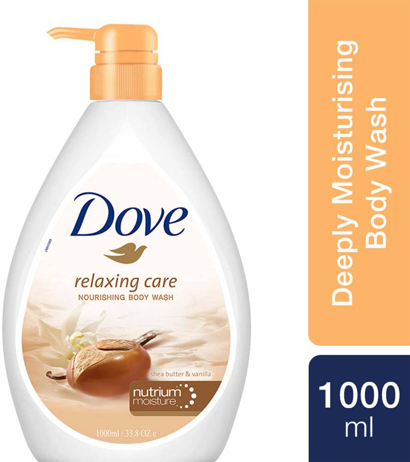DOVE Relaxing Shea Butter Body Wash with Vanilla - Image 2