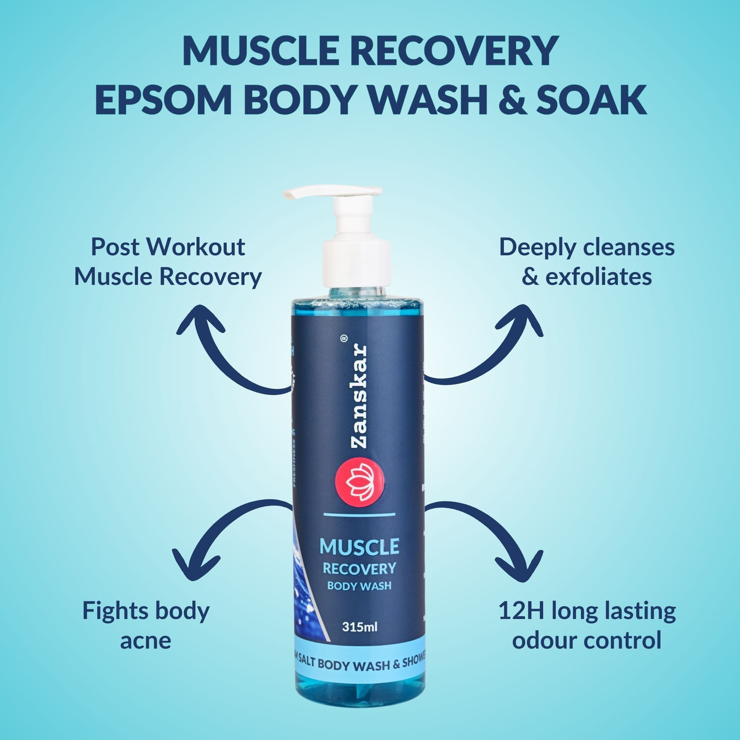 Image of Zanskar Muscle Recovery Epsom Body Wash
