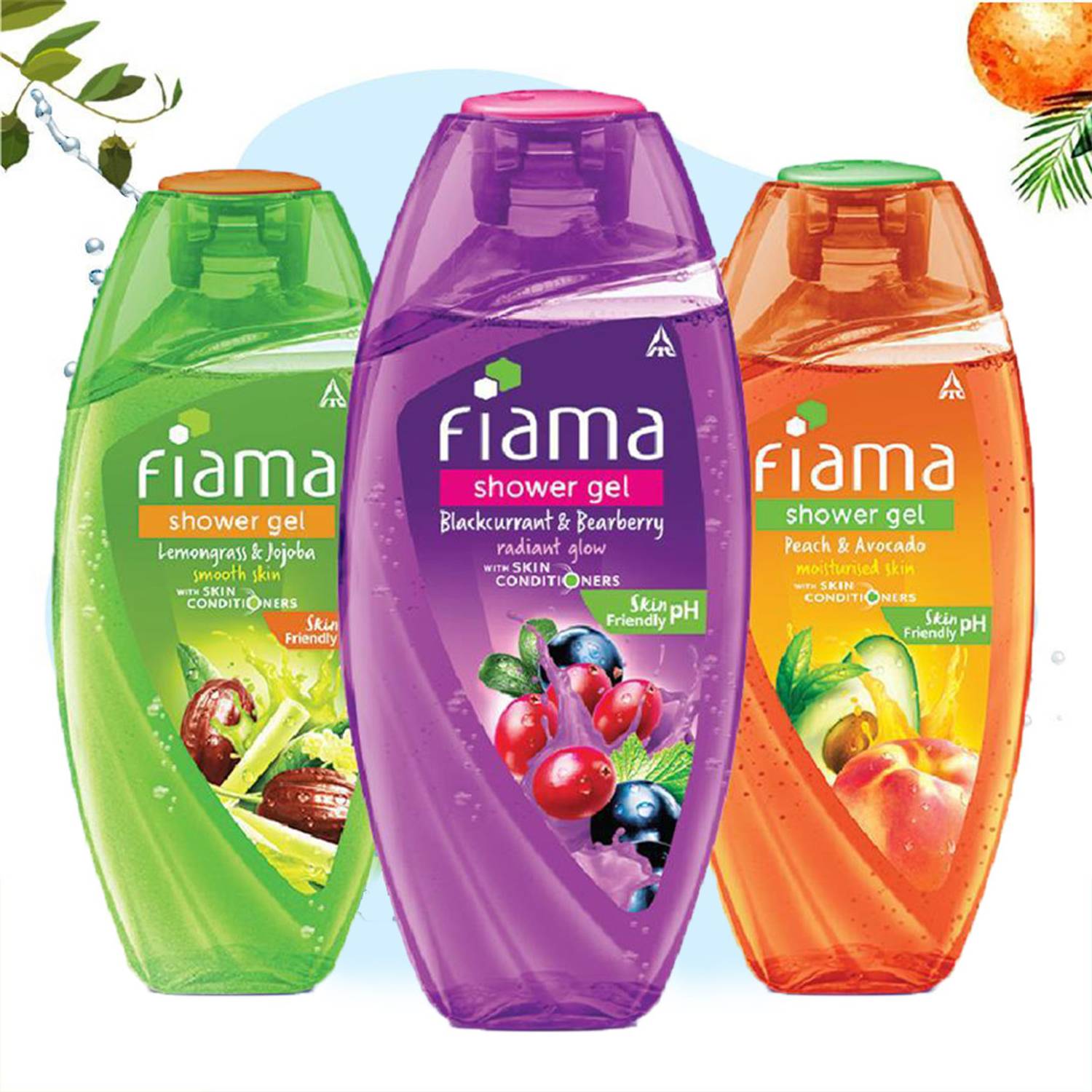 FIAMA Shower Gel 3-Pack - Image 3