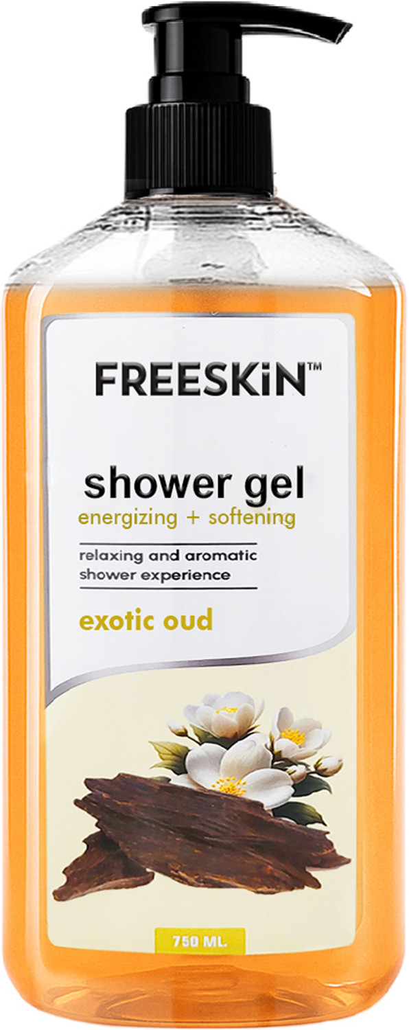 Image of Free Skin Exotic Oud Shower Gel | Luxurious Body Wash with Rich Oud Essence & Deep Cleanse