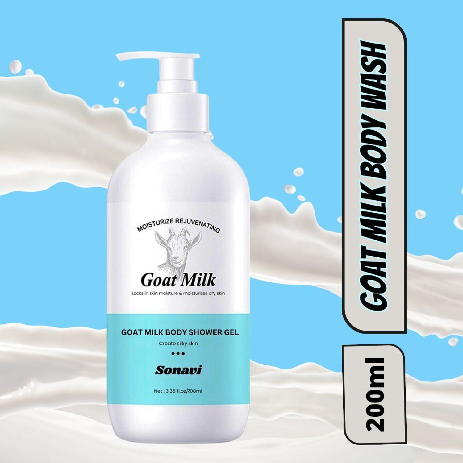 Image of Sonavi Nourish and Refresh with our Luxurious Body Wash for Spa Experience at Home