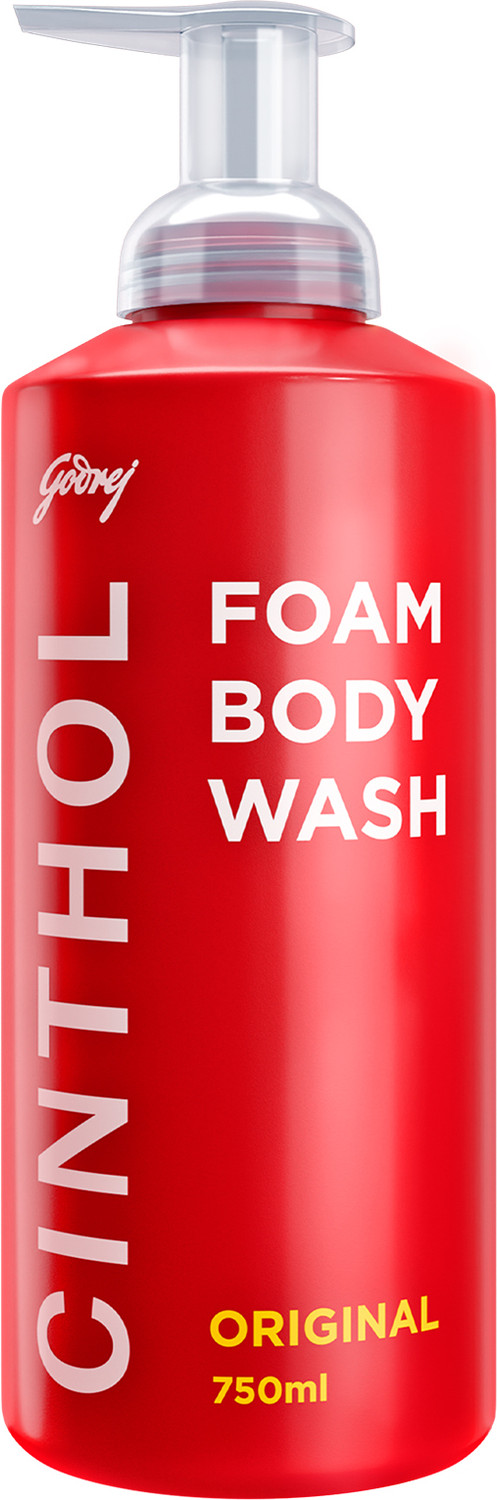 Image of CINTHOL Original Foaming Body Wash, Glycerin Shower Gel