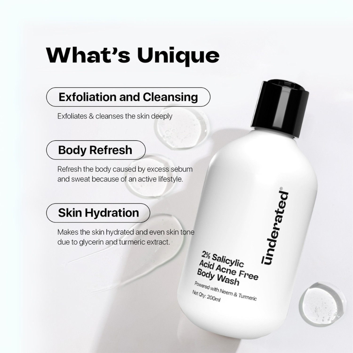 Image of UNDERATED 2% SALICYLIC ACID BODY WASH