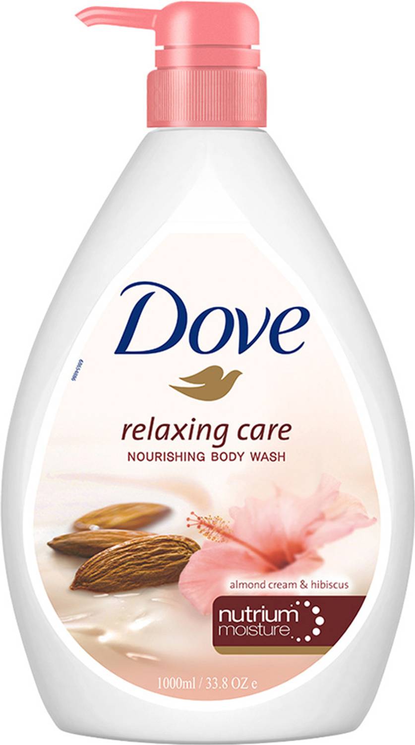 DOVE Relaxing Almond Cream Body Wash with Hibiscus