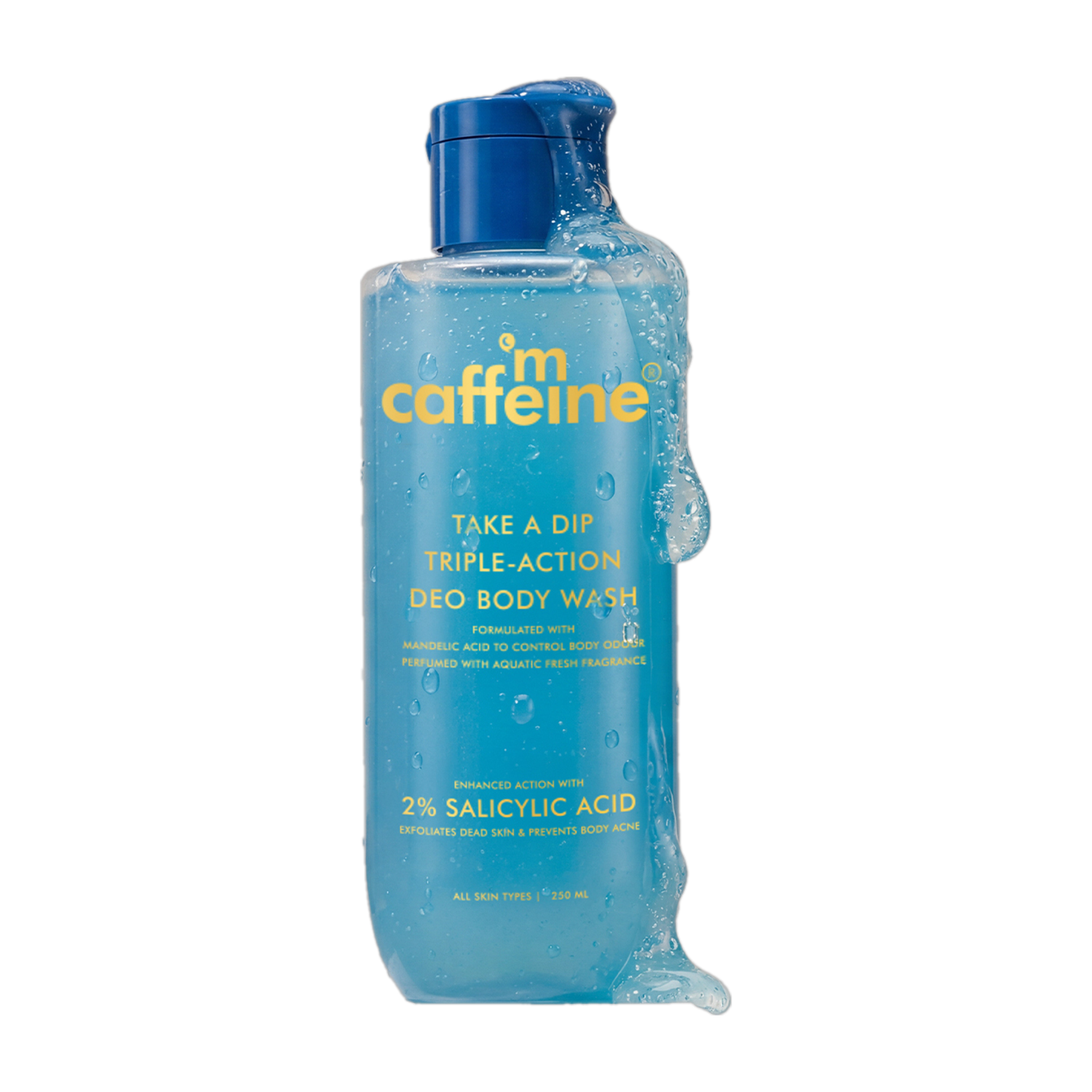 mCaffeine Aqua-Fresh 3-in-1 Perfume Body Wash 250 ml