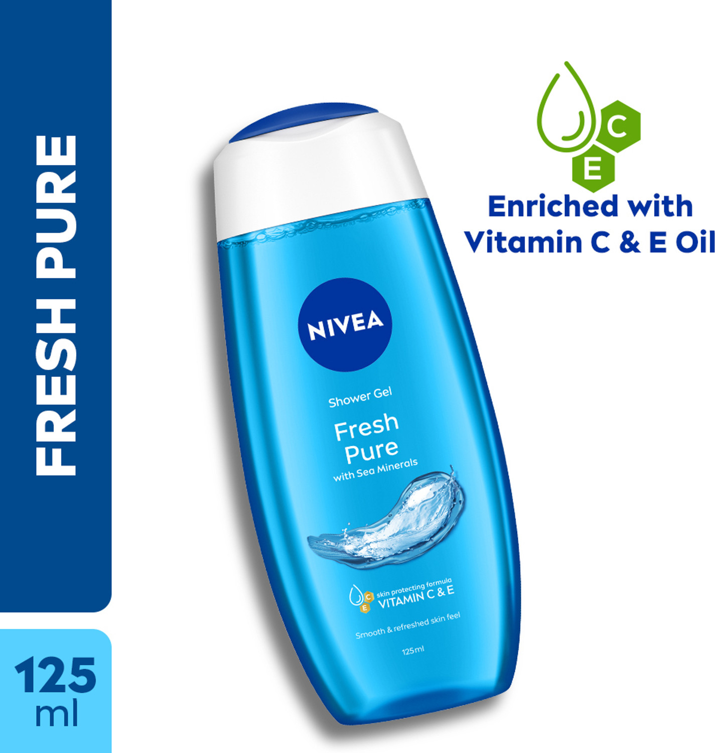 Image of NIVEA Fresh Pure Aquatic Scent Body Wash
