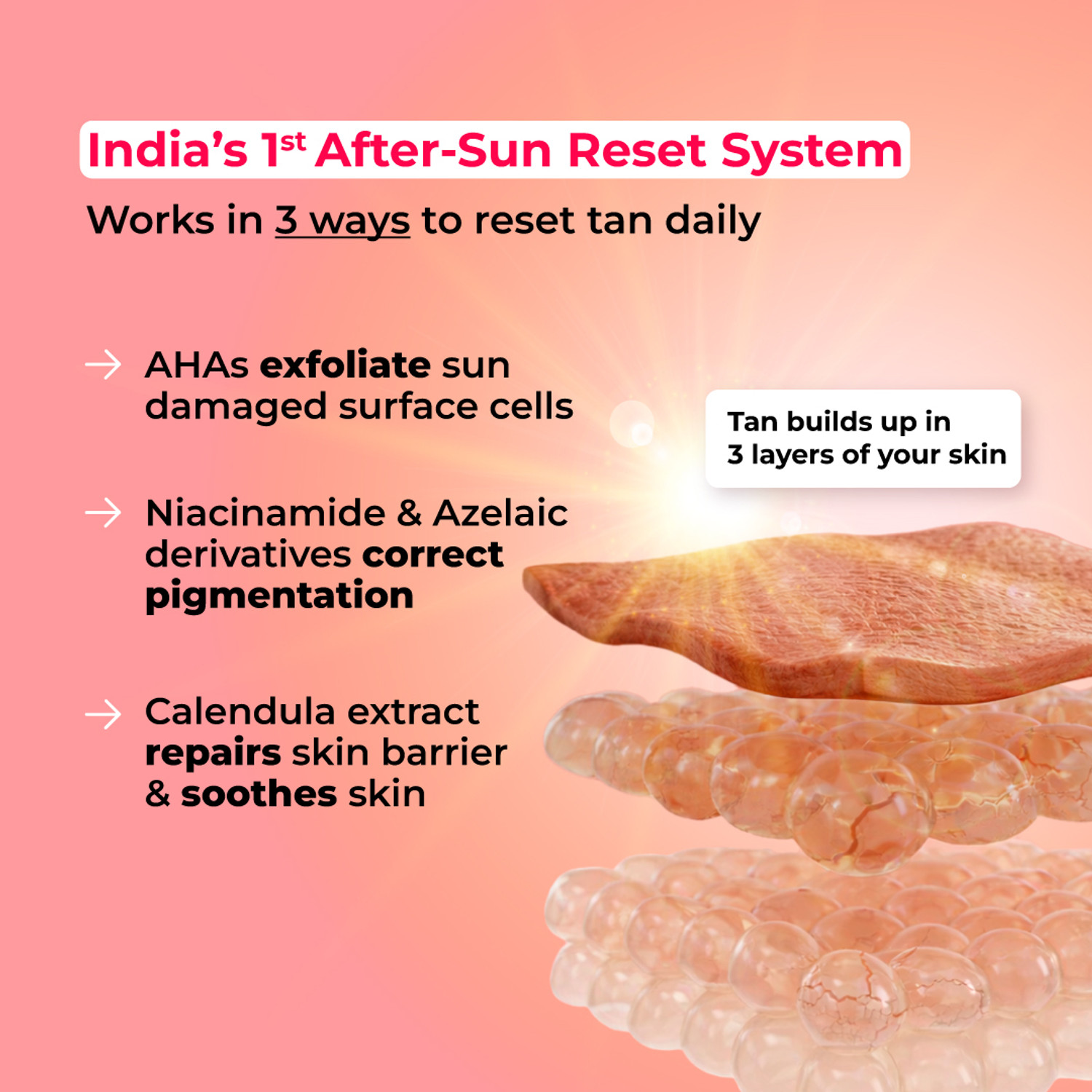 Image of Foxtale Hula Hoop De-Tan Body Wash Removes Tan & Reduces Pigmentation 8% De-Tan Complex