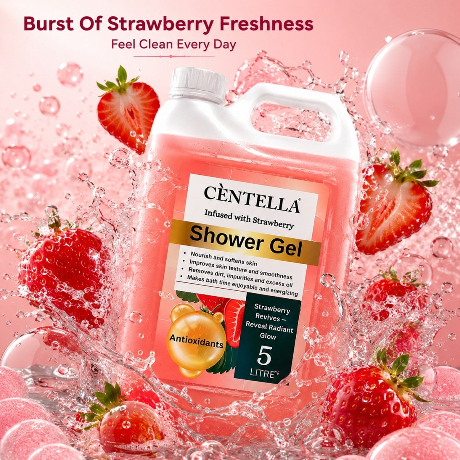 Image of CENTELLA Body Wash | Body Wash 5 Litre | Body Wash Refill Pack | Tan Removal Body Wash |