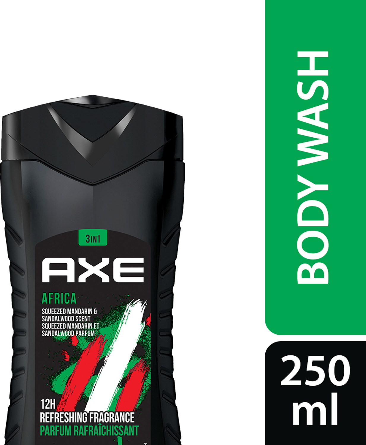 Image of AXE Africa 3 In 1 Body, Face & Hair Wash for Men, Long-Lasting Fragrance