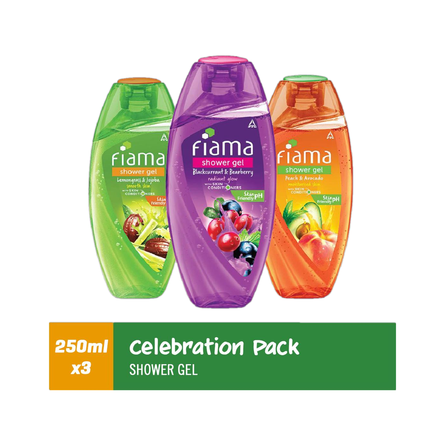 FIAMA Shower Gel 3-Pack - Image 1
