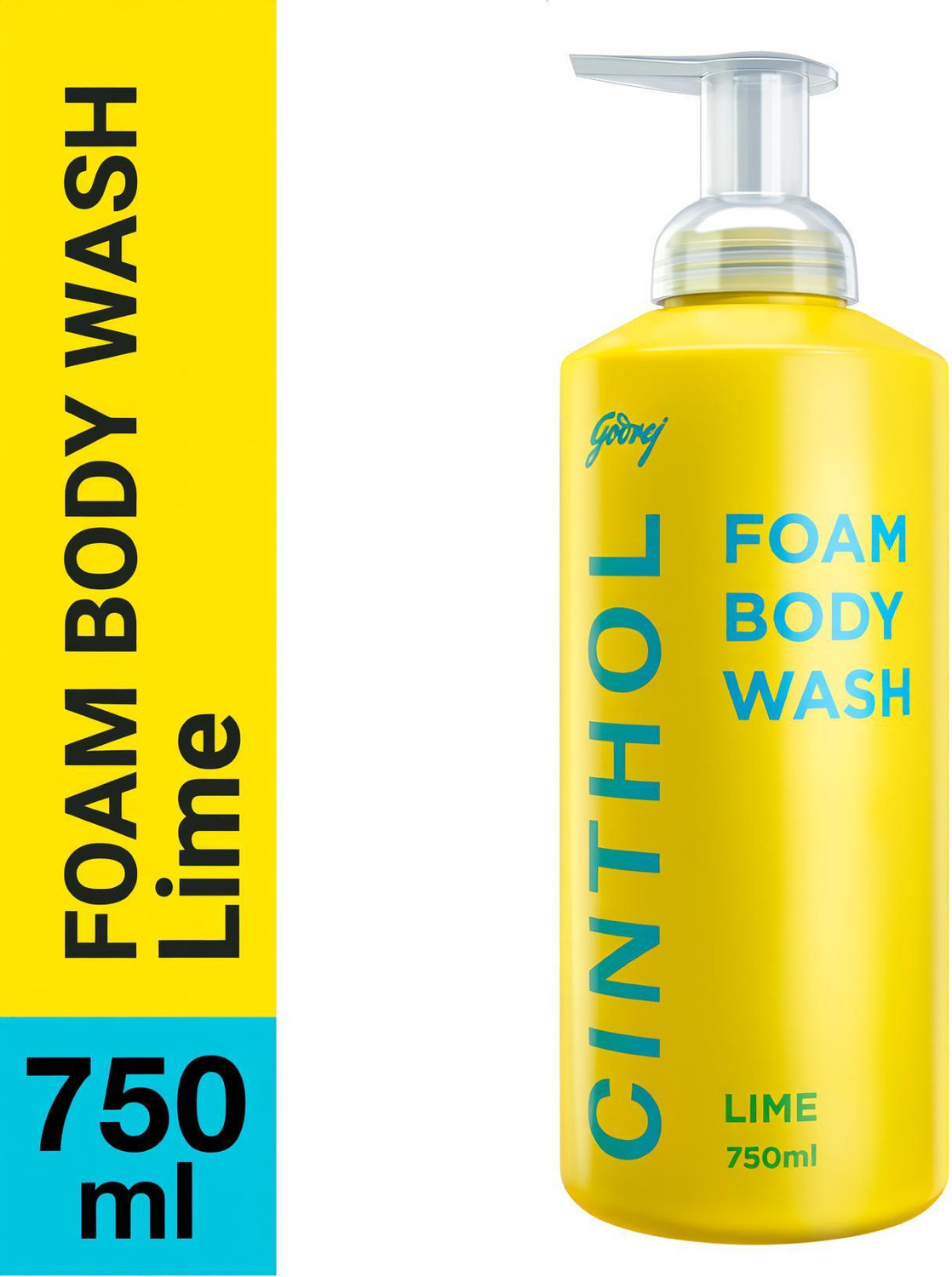 Image of CINTHOL Lime Foaming Body Wash, Glycerin Shower Gel (750 ml)