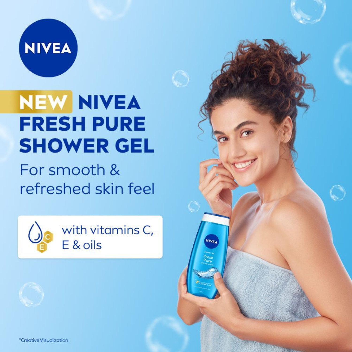 Image of NIVEA Fresh Pure Aquatic Scent Body Wash
