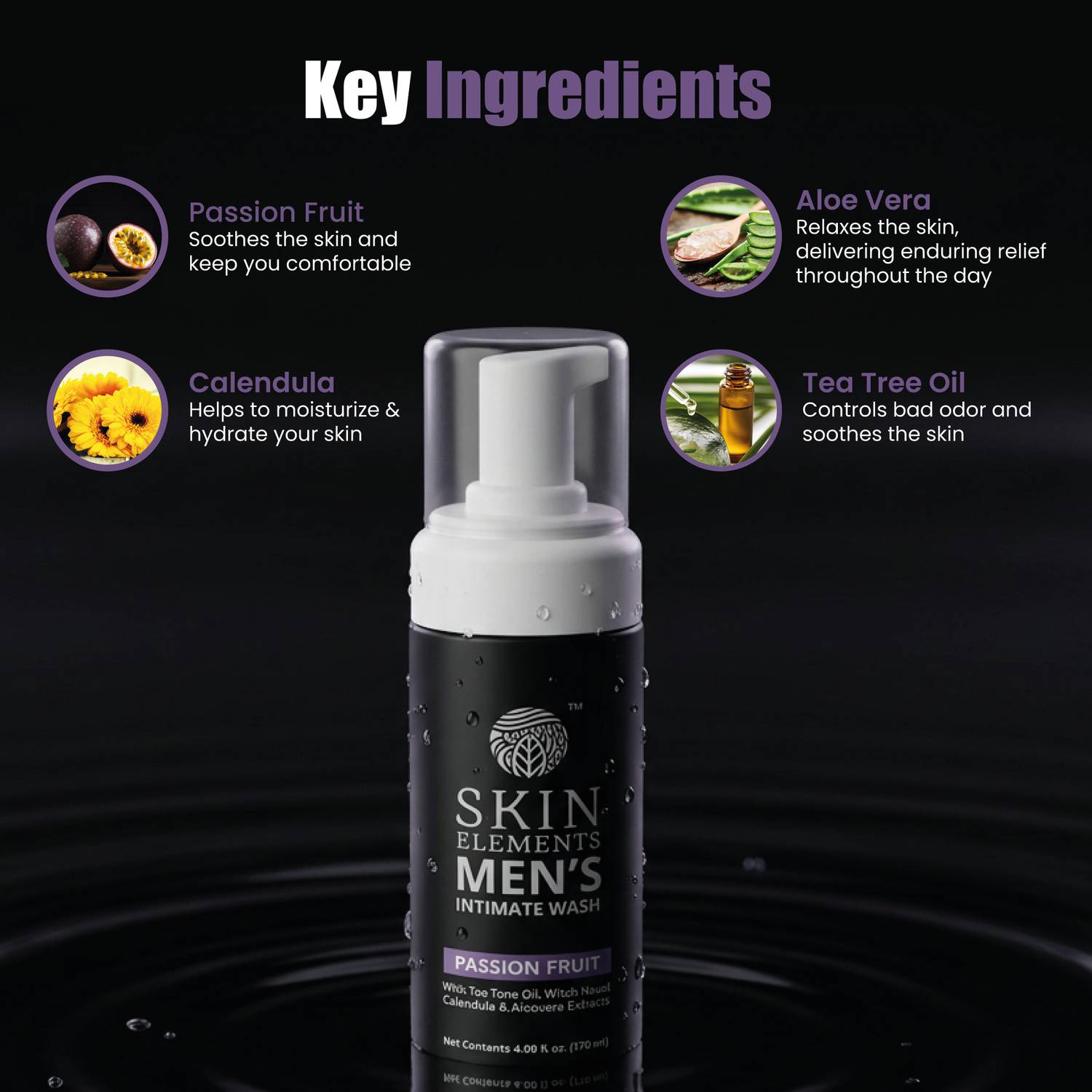 Skin Intimate Wash for Men with Passion Fruit - Image 3