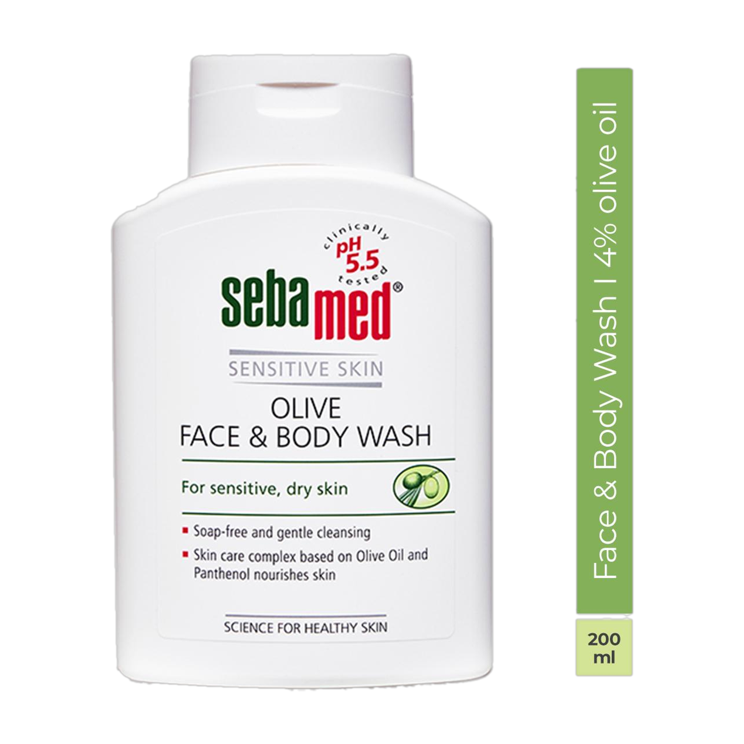Image of Sebamed Olive Face & Body Wash | pH 5.5 | Mild for sensitive, dry skin |