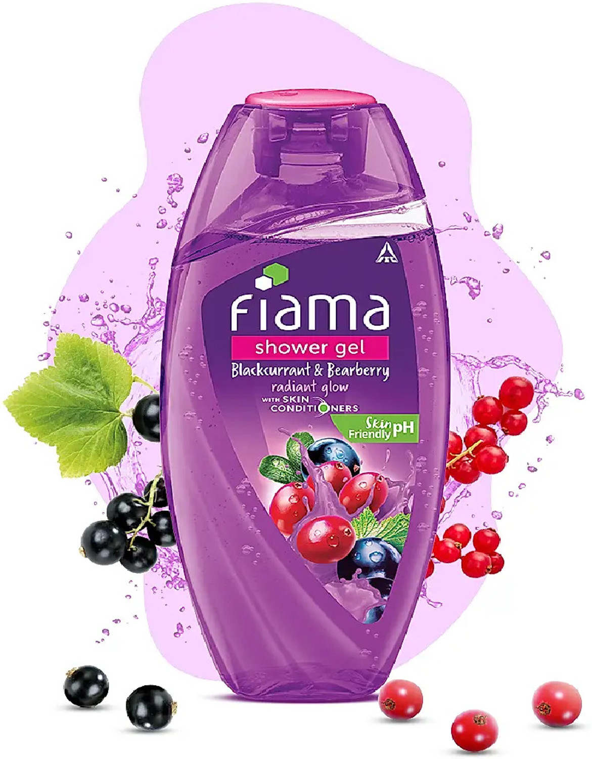 Image of FIAMA Blackcurrant & Bearberry Shower Gel For Body Wash