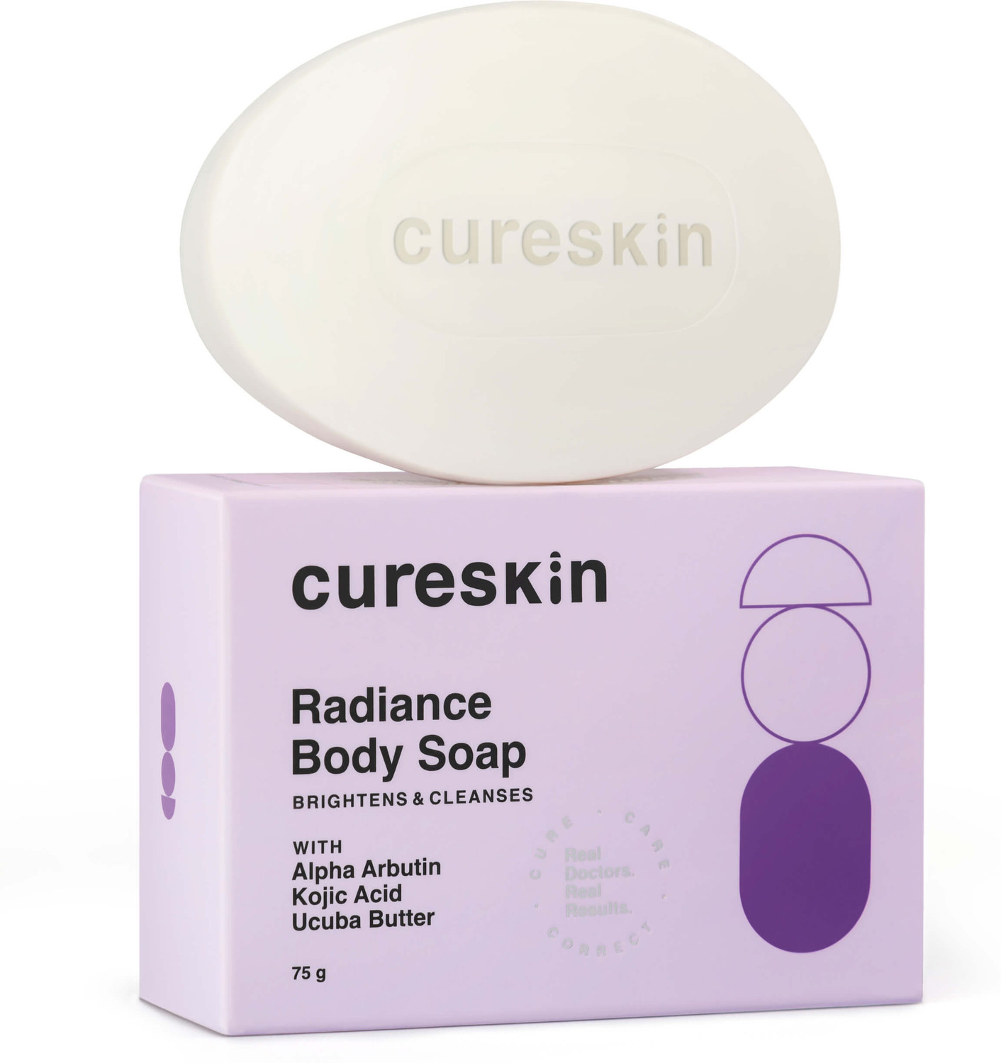 Image of cureskin Radiance Body Soap | For Pigmentation & Sun Damage | Kojic Soap for Men & Women