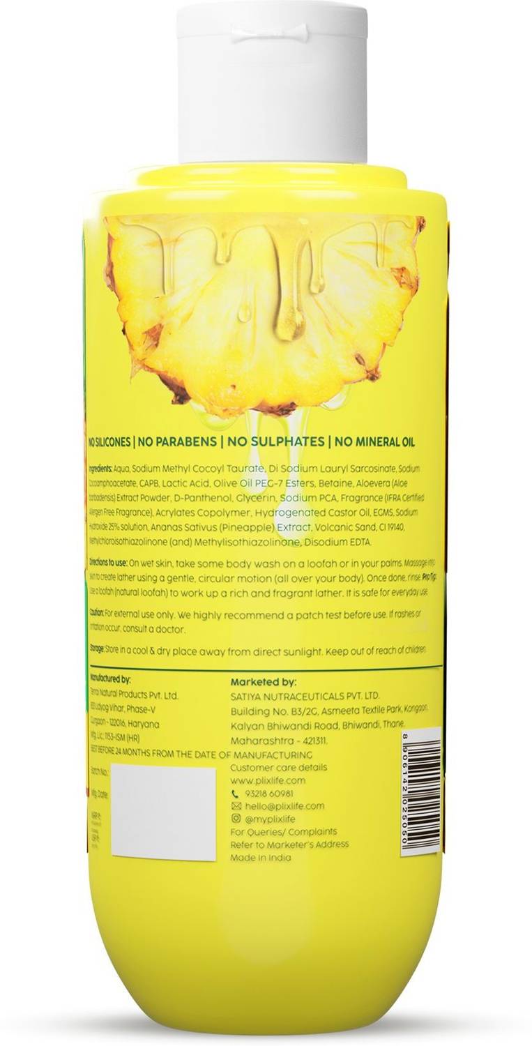 The Plant Fix Plix Pineapple Lactic Acid Body Wash - Image 2